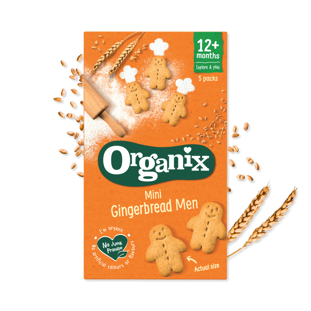 Mini Gingerbread Men Biscuits Toddler Snack Organix Mini gingerbread men biscuits toddler snack organix